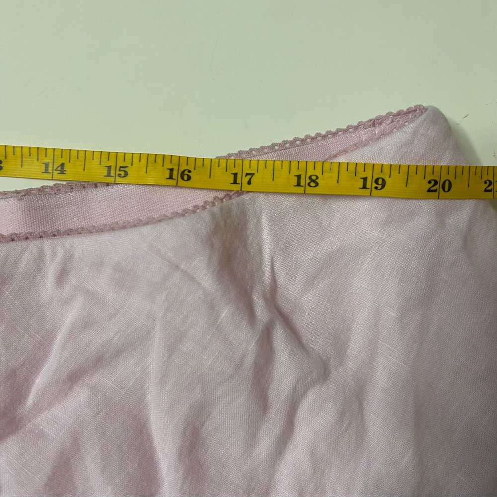 NWT J.Crew Gwen lace-trim slip skirt in linen (size 2X) - Picture 4 of 6